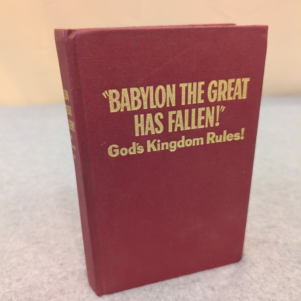 Babylon The Great Has Fallen God's Kingdom Rules 1963 First Edition Watchtower - Picture 2 of 4